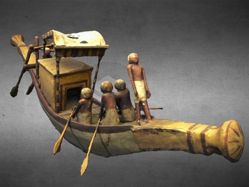 Model funerary barque of Mersou preview image